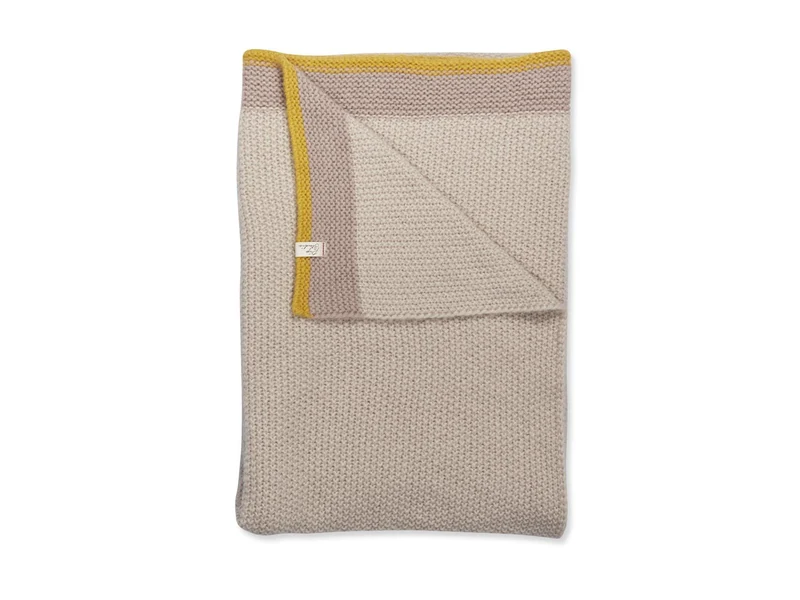 PIP STUDIO Bonnuit Tagesdecke gestrickt Throw white 130x170cm (1Stück)