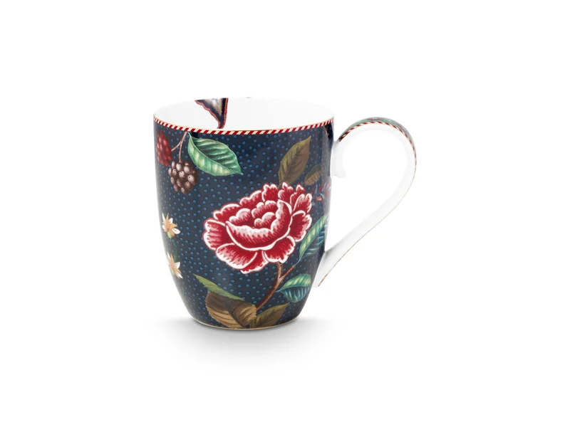 PIP STUDIO Berry Blues Henkelbecher XL blau 450ml