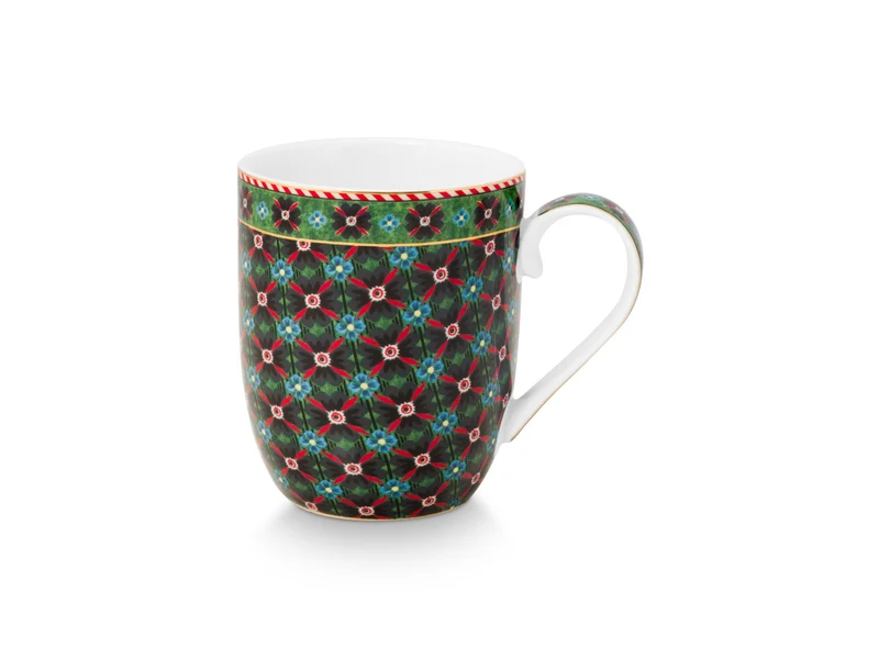 PIP STUDIO Berry Blues Tasse clover green 145ml