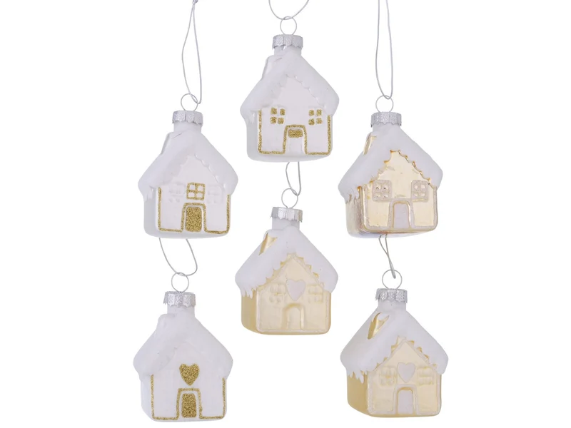 Boltze Nellas Haus Weihnachtsanhänger sortiert 6cm (1 Stück)