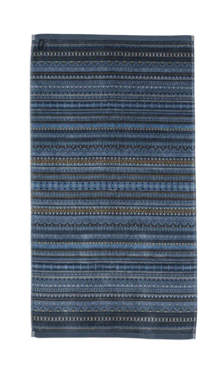 PIP STUDIO Geometric Print Handtuch dark blue 55x100cm (1 Stück)