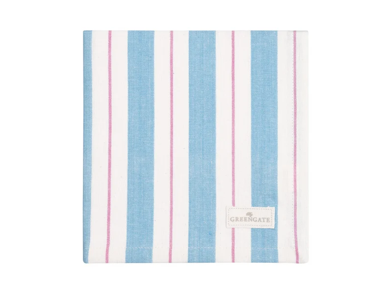 Greengate Elinor Stoffserviette pale blue 40x40cm