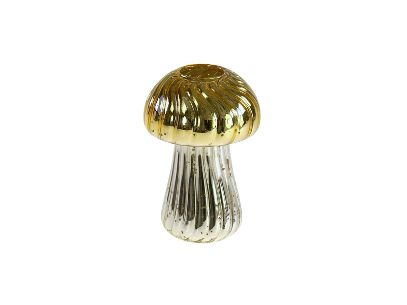 Werner Voß Pilzvase gold 8,5x13cm