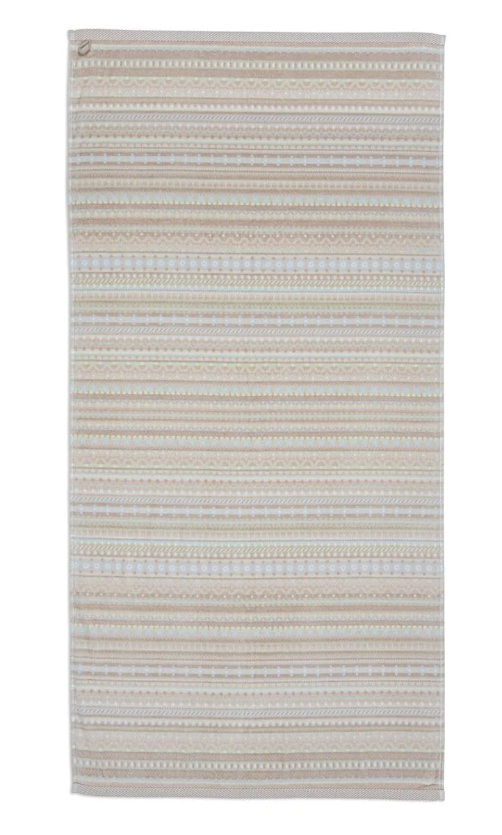 PIP STUDIO Geometric Print Duschtuch sand 70x140cm (1 Stück)