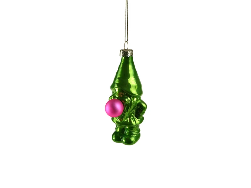Werner Voß Bob van Bubbles Glashänger grün 10cm