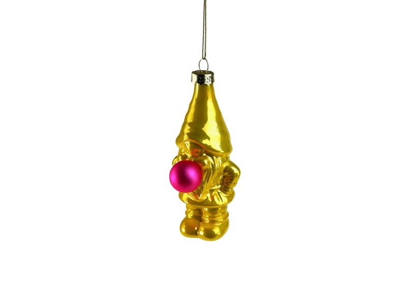 Werner Voß Bob van Bubbles Glashänger gelb 10cm