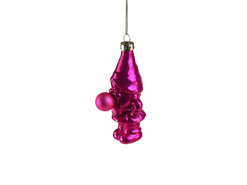 Werner Voß Bob van Bubbles Glashänger pink 10cm