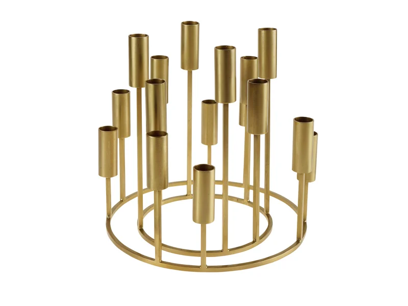 Werner Voß Niva Kerzenleuchter gold 27cm